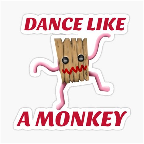 "Dance Like A Monkey | Cute Kids" Sticker by KidsKingdom | Redbubble