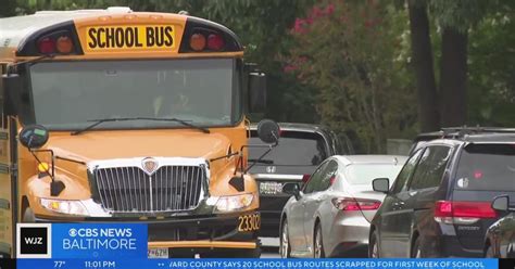 Howard County says 20 school bus routes scrapped for first week of ...