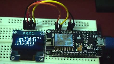 Nodemcu Display On X I C Oled Using Esp Arduino Library For