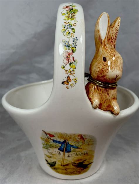 Easter Flowers Beatrix Potter Peter Rabbit Flower Basket Spoon Rest