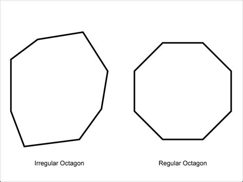 Math Clip Art Geometry Concepts Polygons Octagon Media4math