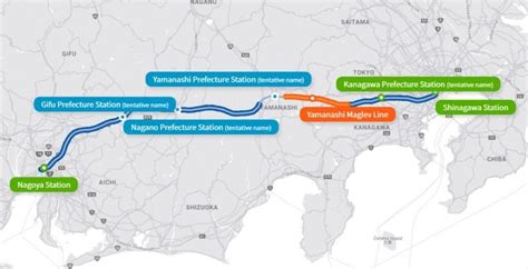 Japan Shinkansen Route Map