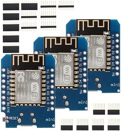 D1 ESP8266 Mini Board 3 Pezzi Wemos D 1 Mini Node MCU WiFi ESP8266 12F