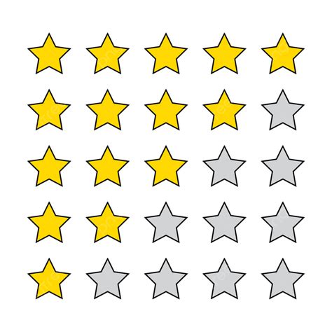 Star Ratings Vector Hd Images Star Rating Vector Icon On White