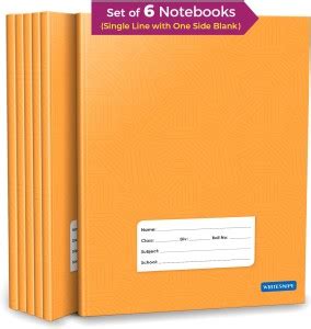 Woodsnipe Single Line Interleaf Notebooks Regular Notebook One Side