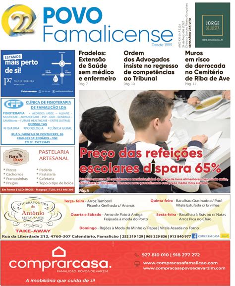 O Povo Famalicense Jornal Gratuito Edições