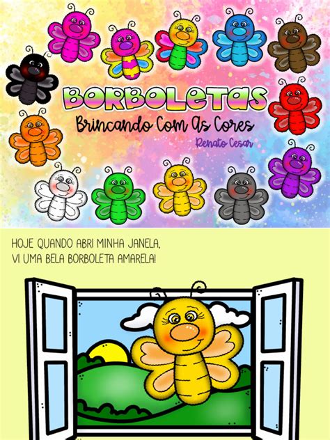 Brincando Com As Cores - Borboletas - Brincando Com As Cores | PDF