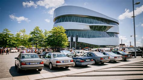 Summer at the Mercedes-Benz Museum.