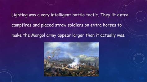 Mongol Battle Tactics and Weapons | PPT | Free Download