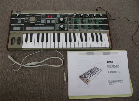 代購代標第一品牌樂淘letaoKORG コルグ micro KORG デジタルシンセサイザー ボコーダー マイクロコルグ アダプタ付 説明書コピー