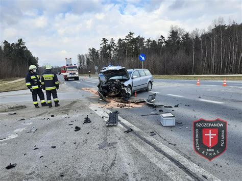 Mokrzyska Wypadek Na Drodze Wojew Dzkiej Nr W Mokrzyskach Jedna