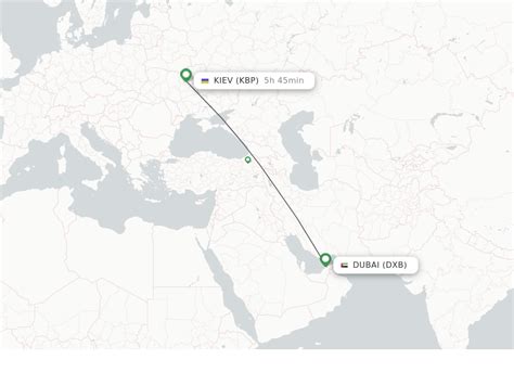 Direct Non Stop Flights From Dubai To Kiev Kyiv Schedules