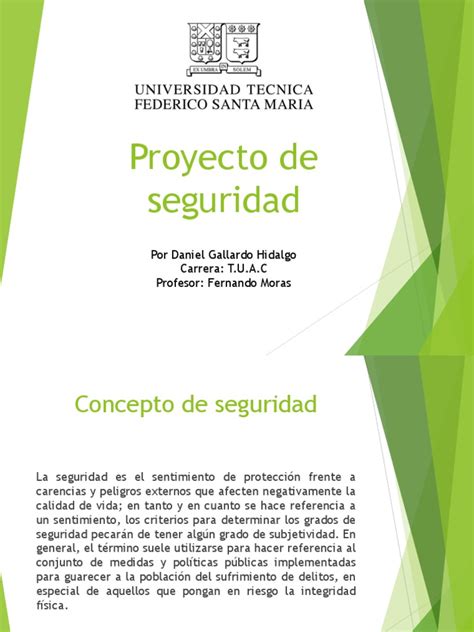 Mi Proyecto De Seguridad Pdf Pdf La Seguridad Ingenieria Eléctrica