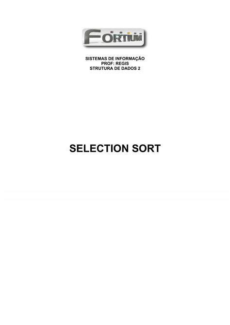 Selection Sort Adalah 6