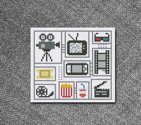 Cross Stitch Pattern Movie And Films Instant Download Pdf Counted Chart