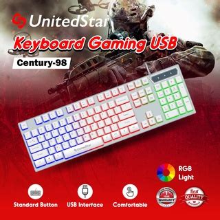 Jual Keyboard Murah Keyboard RGB UnitedStar Keyboard UnitedStar