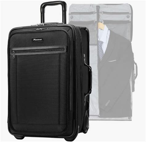 Modoker Rolling Garment Bag with Wheels Away Luggage for Suits with Wheels Wheeled Garment Bag ...