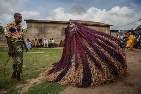 Vodoo Mask Zangbeto In The Village In Togo The Output Of Flickr