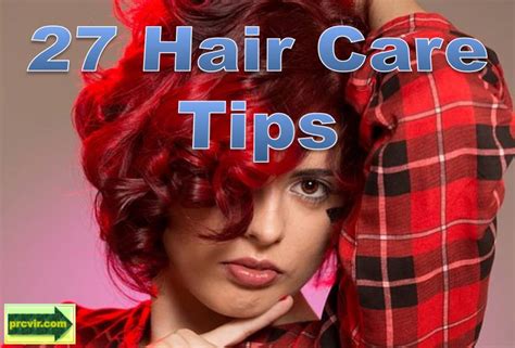 27 Hair Care Tips | prCvir