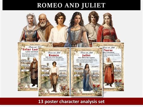 Romeo and Juliet: Character Analysis | Teaching Resources