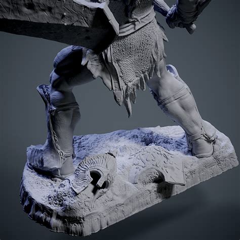 Uruk Hai Swordsman Figurine On Behance