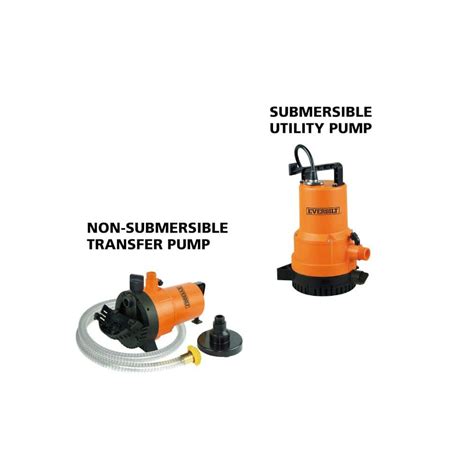 Everbilt 14 Hp 2 In 1 Submersible Utility And Transfer Pump Uta02510 The Home Depot