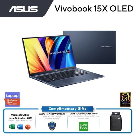 ASUS Vivobook 15X OLED A1503Z AL1416WS 15 6 Thin Light Laptop I5