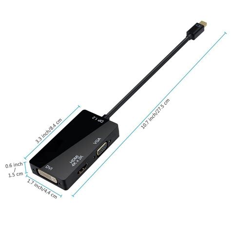 Fastsnail Micro Usb Slimportmydp To High Speed Hdmi Male To Female Adapter With Usb Charging