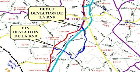 Province De Settat Coupure Temporaire De La Circulation Sur Le