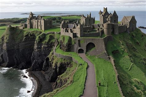 Premium AI Image | Dunluce Castle