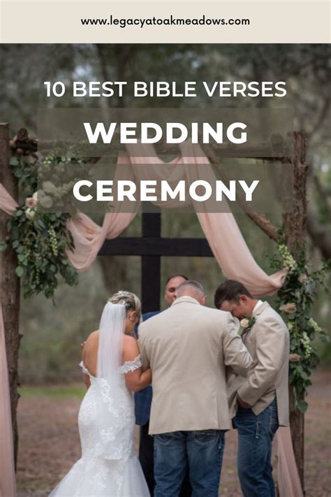 10 Best Bible Verses For A Wedding Ceremony Legacy At Oak Meadows