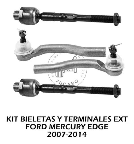 Kit Bieletas Y Terminales Ext Ford Mercury Edge 2007 2014 Envío gratis