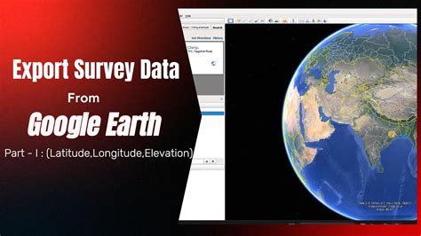 Extract Survey Data From Google Earth GPS Visualizer Part I