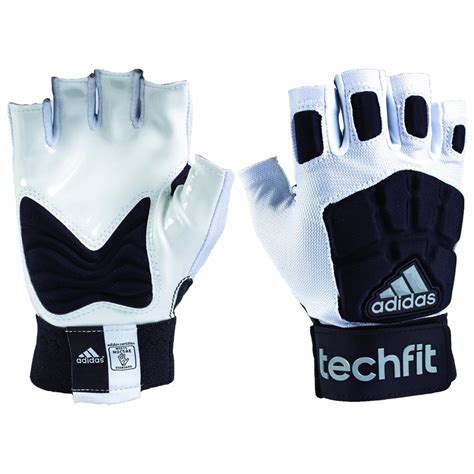 Adidas Techfit Adult Half Fingered Football Lineman Gloves - Walmart ...