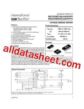 Ir S Datasheet Pdf Infineon Technologies Ag