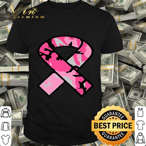 Breast Cancer Awareness Survivor Camo Pink Ribbon Shirt Hoodie