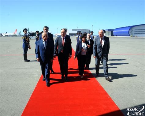 Albanian President Bajram Begaj Arrives In Azerbaijan For Official