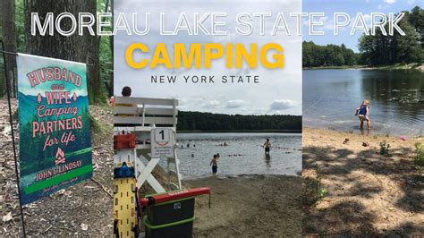 Camping Fun Moreau Lake State Park Ny Youtube