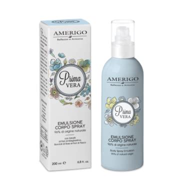 Prima Vera EMULSIONE CORPO Spray Amerigo Erboristeria Sauro