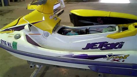 Lot 1436a 1999 Kawasaki 750 Xi Sport Jet Ski Youtube