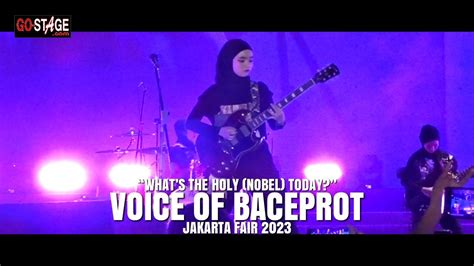 Voice Of Baceprot V O B What S The Holy Nobel Today Live At