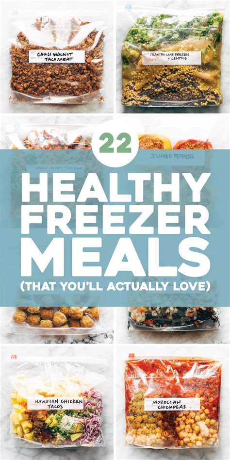 22 Healthy Freezer Meals That You Ll Actually Love Pinch Of Yum