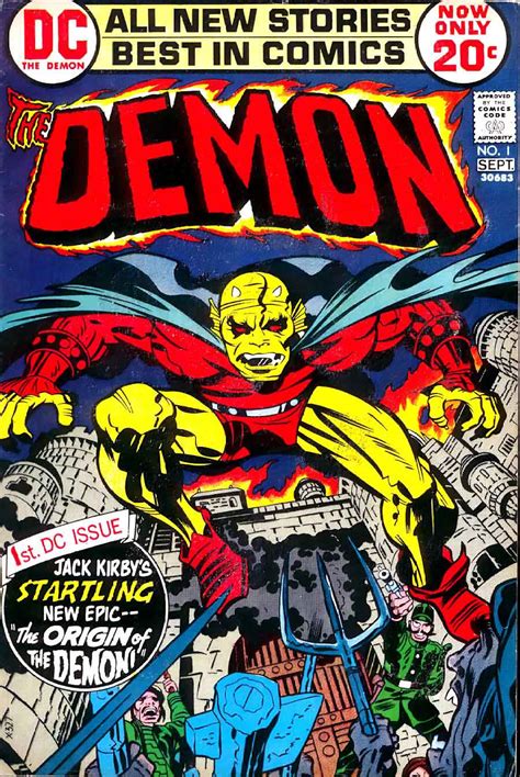 The Demon 1 Jack Kirby Art Cover Pencil Ink