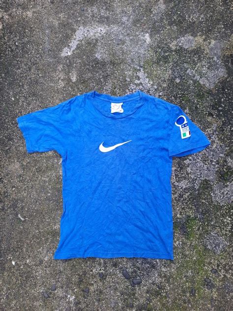 Kaos Vintage Nike Centre Second Original Fesyen Pria Pakaian Atasan