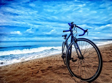 Bike On The Beach Editorial Stock Photo Image Of Cycling 59213798