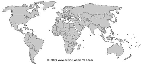 Blank World Political Map