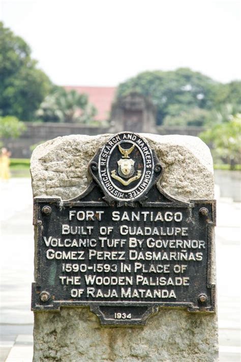 Journey Information: Fort Santiago in Intramuros, Manila ...