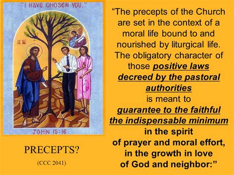 Preprecepts Of The Catholic Catholic Church Ppt Download