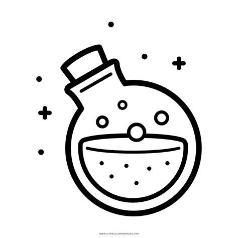 Potion Coloring Page Coloring Page Coloring Nation