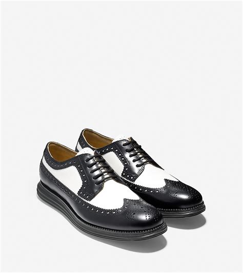 Cole Haan Original Grand Long Wingtip Oxford In Black For Men Lyst